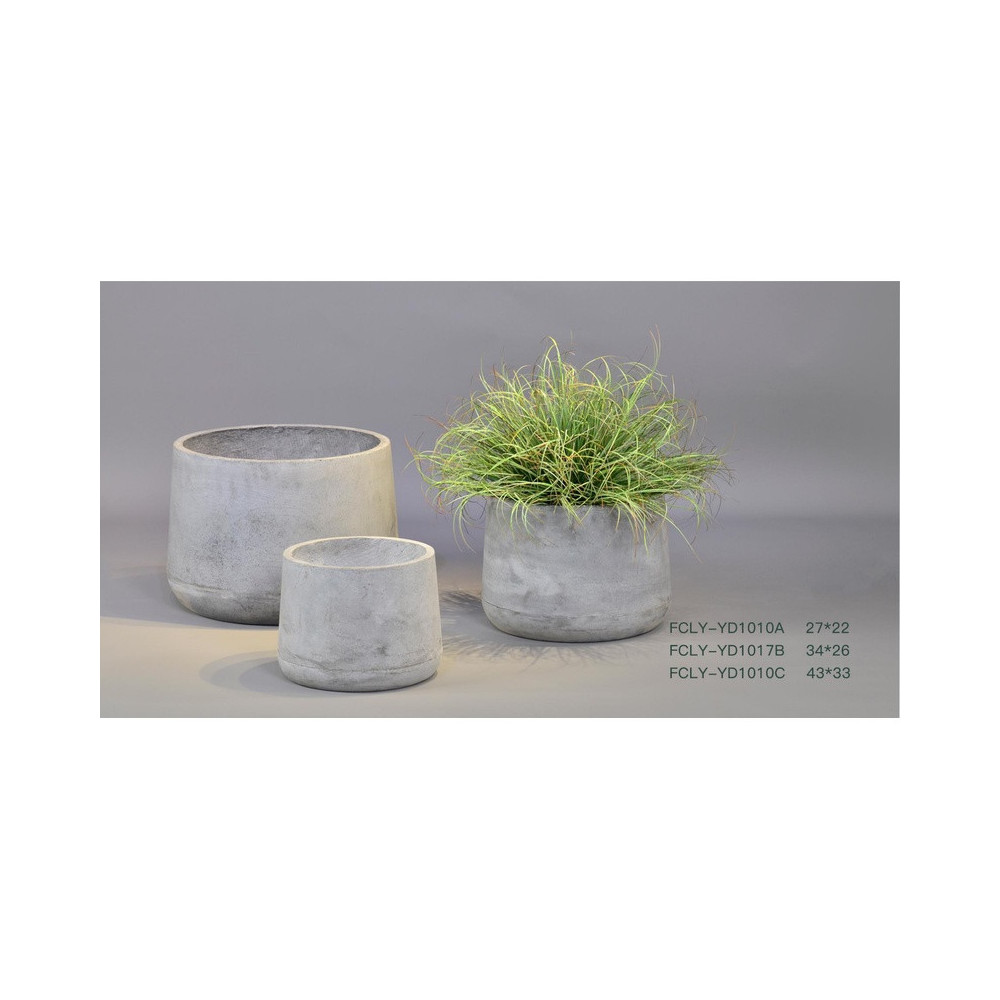 Concrete Cylinder Planter - FCLY-YD1010