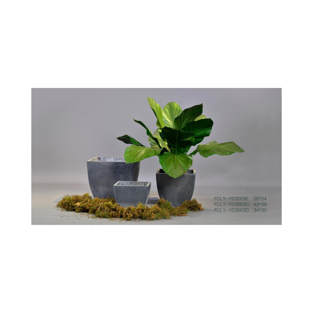 Square Cement Planter - FCLY-YD3003