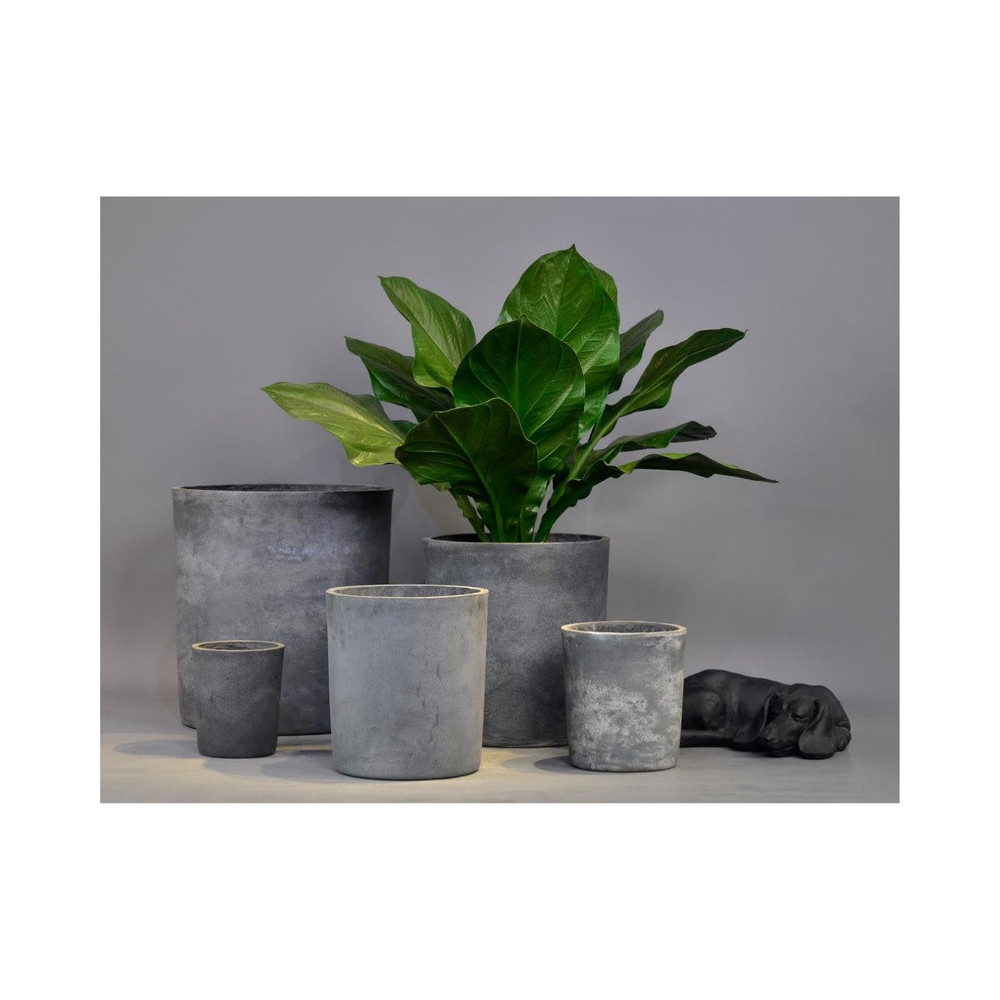 Cylindrical Cement Planter - FCLY-YD1017