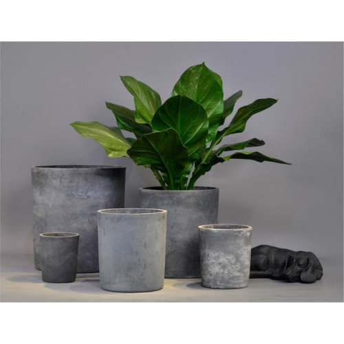 Cylindrical Cement Planter - FCLY-YD1017
