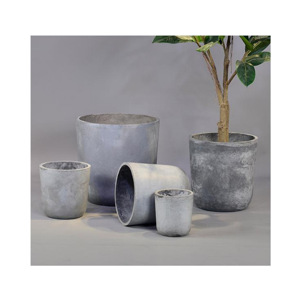 Cylindrical Cement Planter - FCLY-YD1017