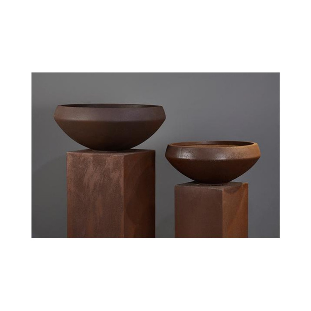 Bowl-Shaped Cement Planter - XMYYH-G30-2357