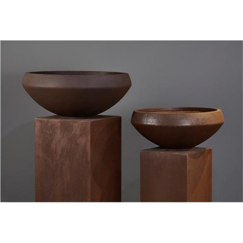 Bowl-Shaped Cement Planter - XMYYH-G30-2357