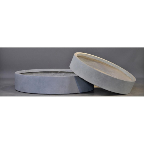 Low Round Cement Planter - XMYYH-GA30-2345