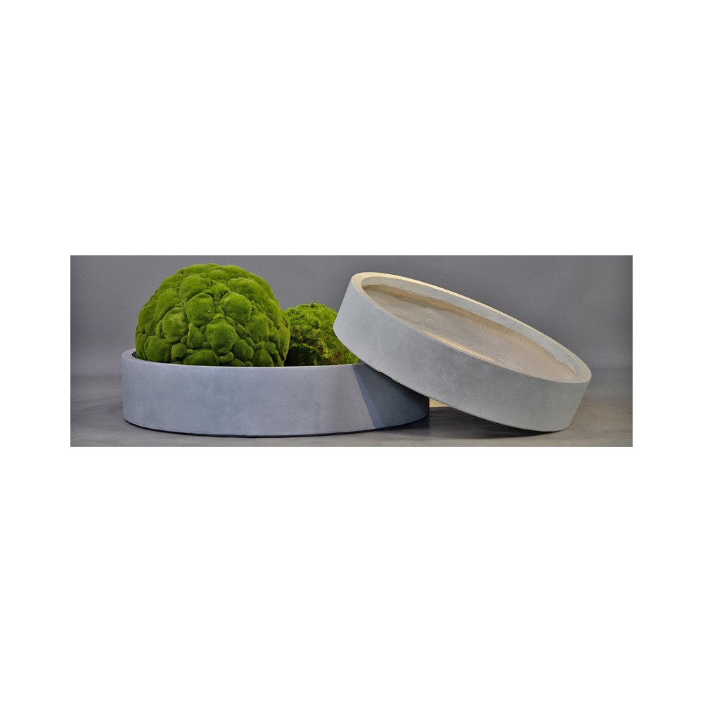 Low Round Cement Planter - XMYYH-GA30-2345