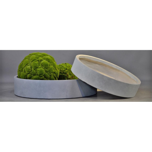 Low Round Cement Planter - XMYYH-GA30-2345