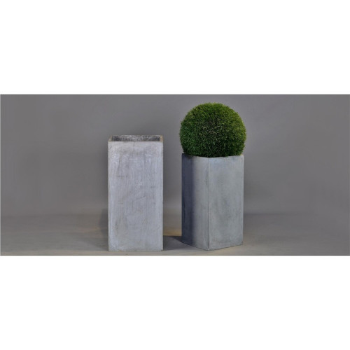 Tall Square Cement Planter - FCLY-YD4005