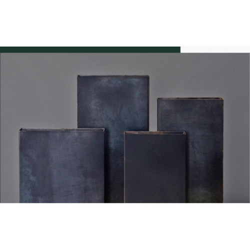 Tall Dark Rectangular Planter - NFHQ-1003