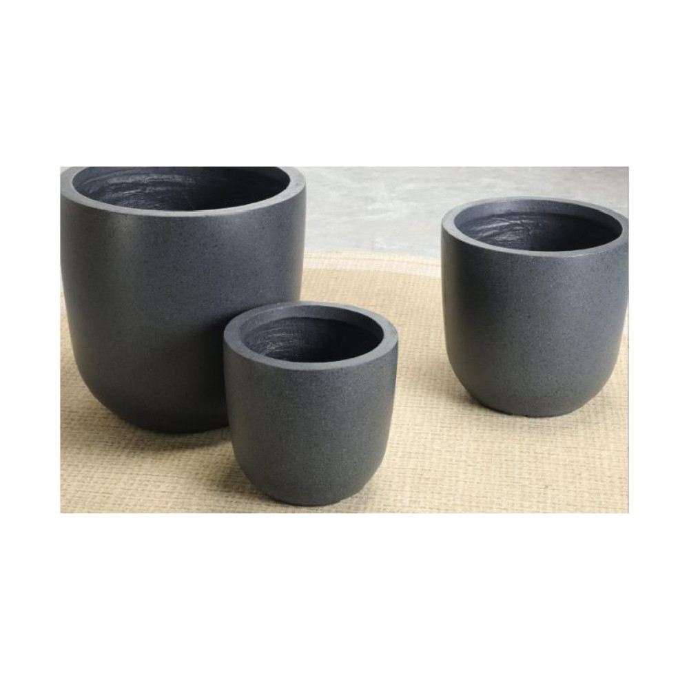 Tall Cylindrical Cement Pot | NF26-373026-A