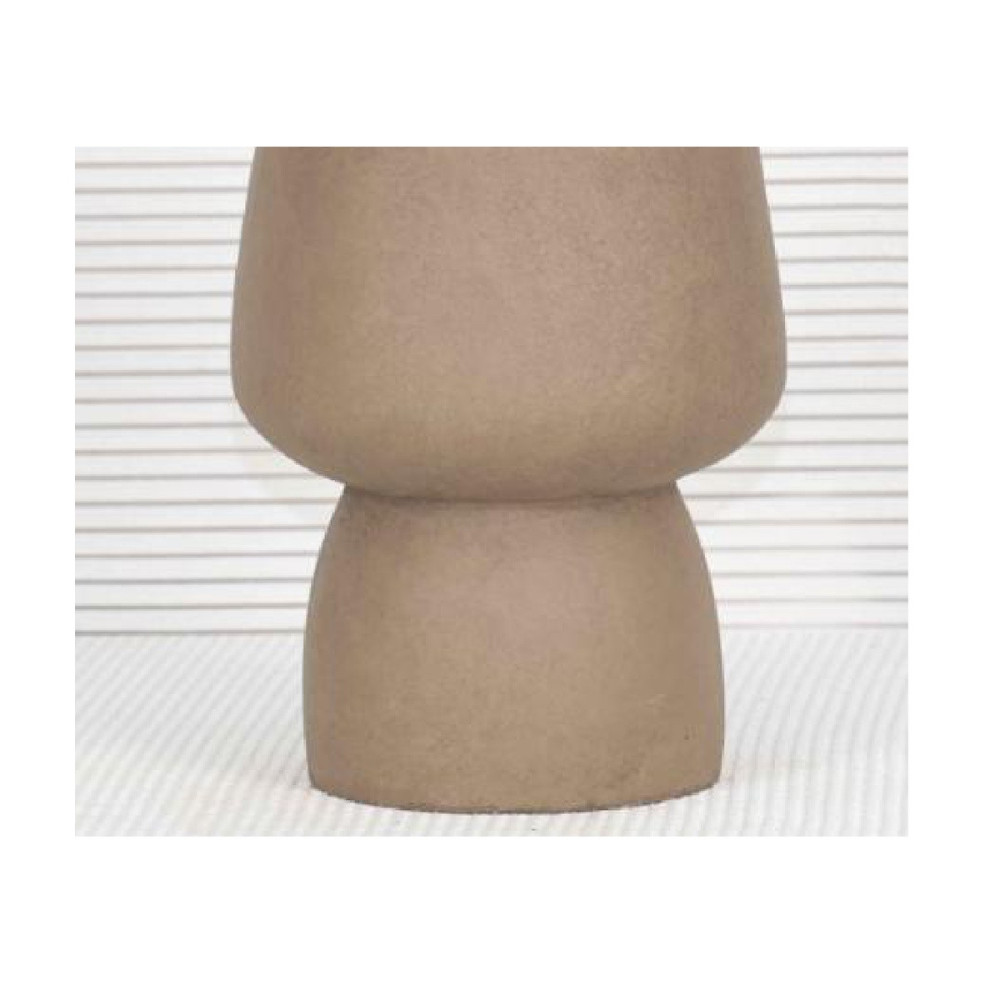 Two-Tone Sculptural Cement Pot | NF26-373016-A