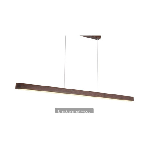 Square Solid Wood Linear Light | YNT