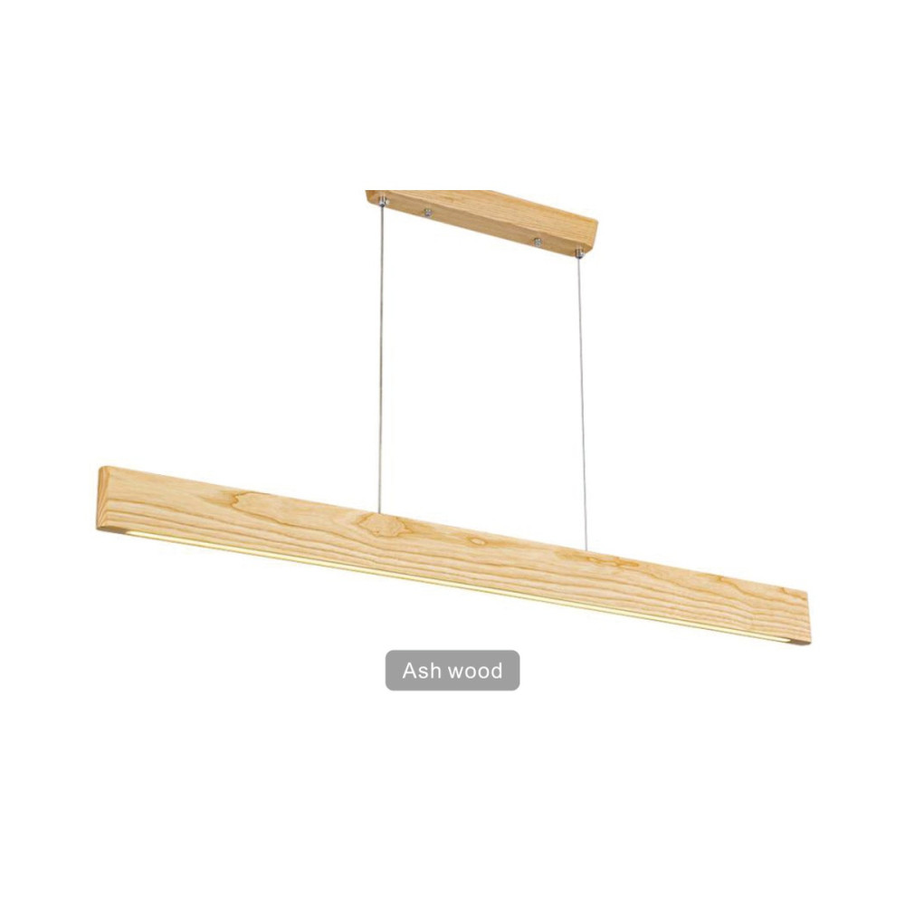 High-Narrow Solid Wood Linear Light | YNT