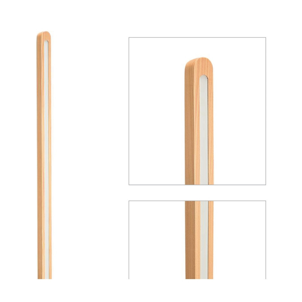 Square & Arc Solid Wood Floor Light | YNT