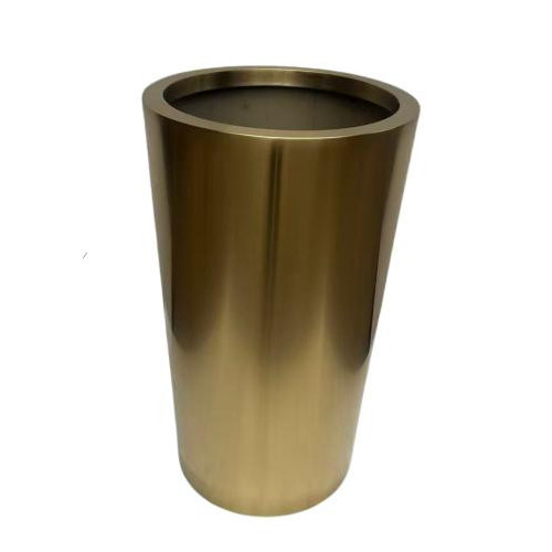 Tall Cylindrical Metal Planter - NF25-SZ182