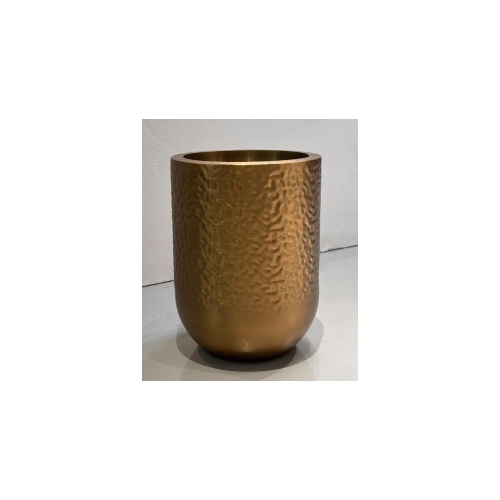 Hammered Finish Metal Planter - NF26-429001