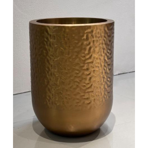 Hammered Finish Metal Planter - NF26-429001
