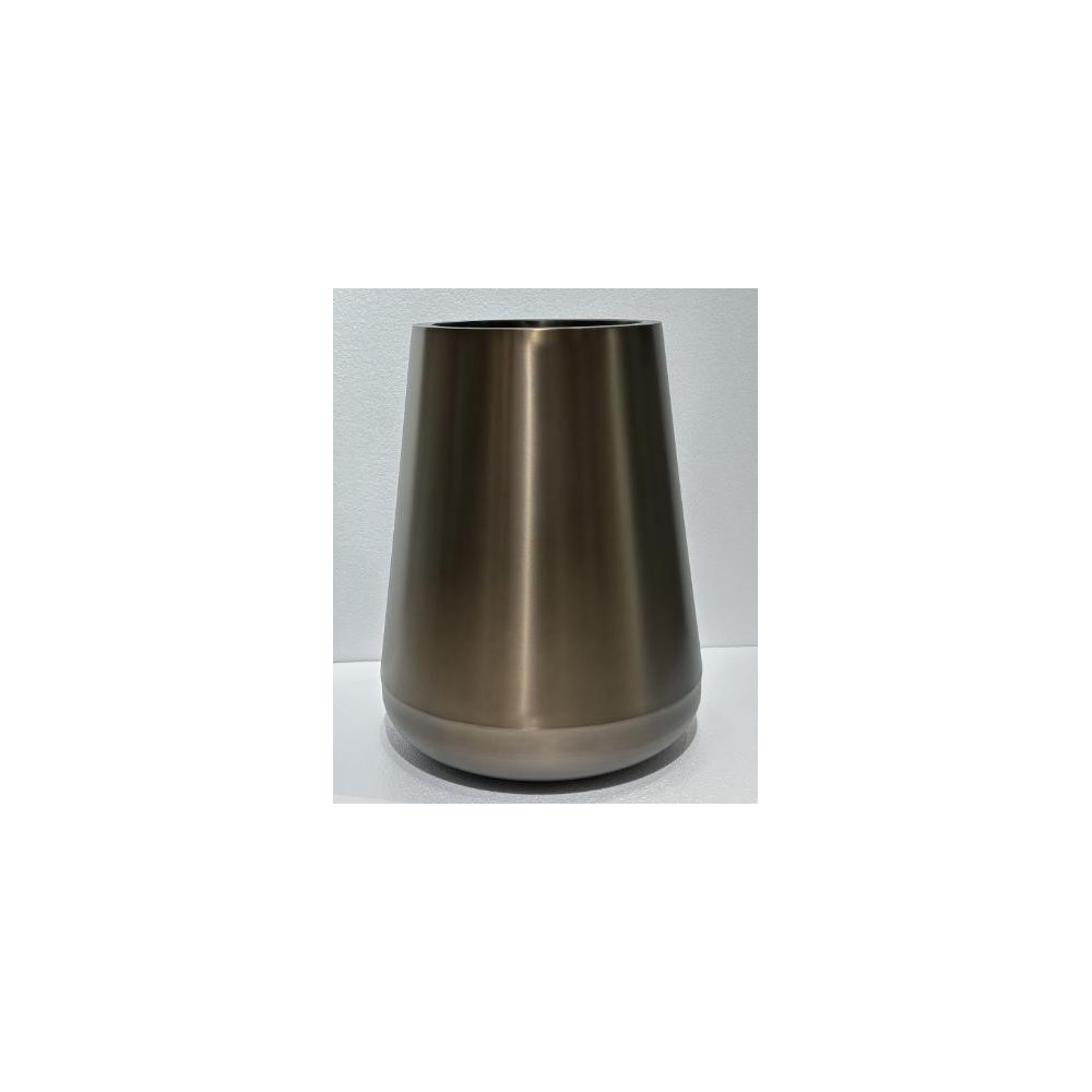 Tapered Cylindrical Metal Planter - NF23-429041