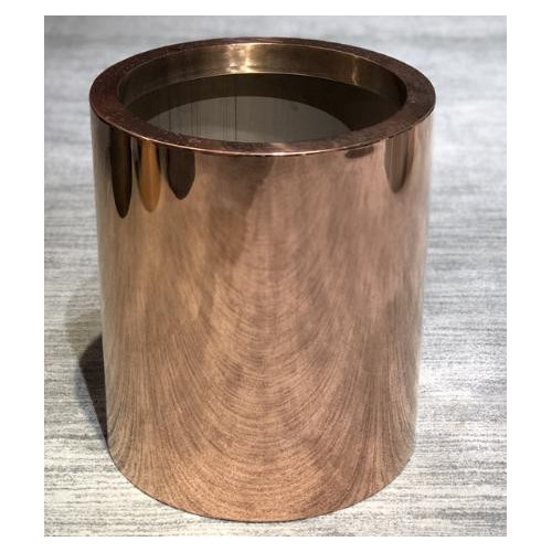 Textured Cylindrical Metal Planter - NF23-429038