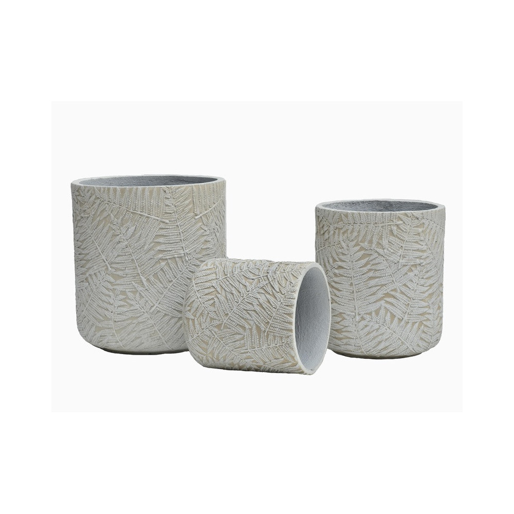 Smooth Cylindrical Cement Planter | Nifloral