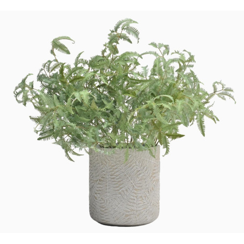 Smooth Cylindrical Cement Planter | Nifloral