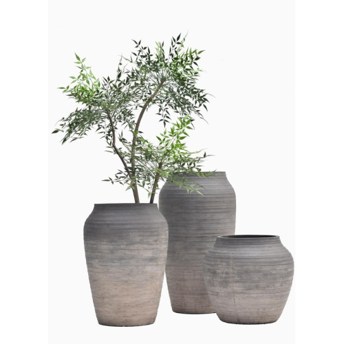 Tall Tapered Cement Planter | Nifloral