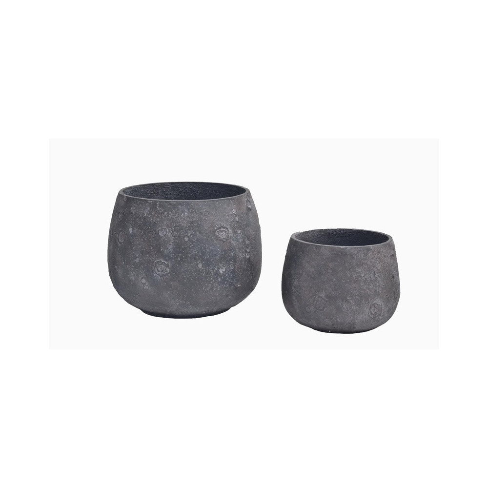 Wide Rounded Cement Planter | Nifloral